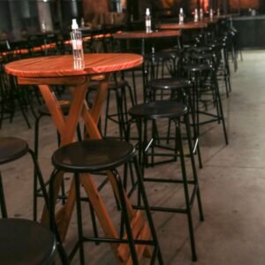 Aluguel de banquetas de metal – sem encosto