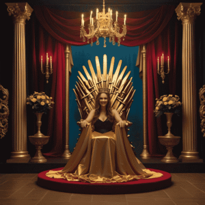 Trono dourado - diversiloc