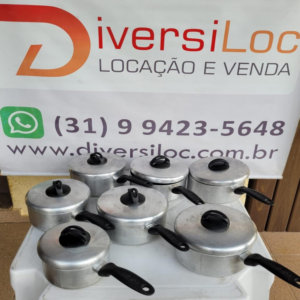 Panelas e Caldeirões em Alumínio Reforçado - Diversiloc